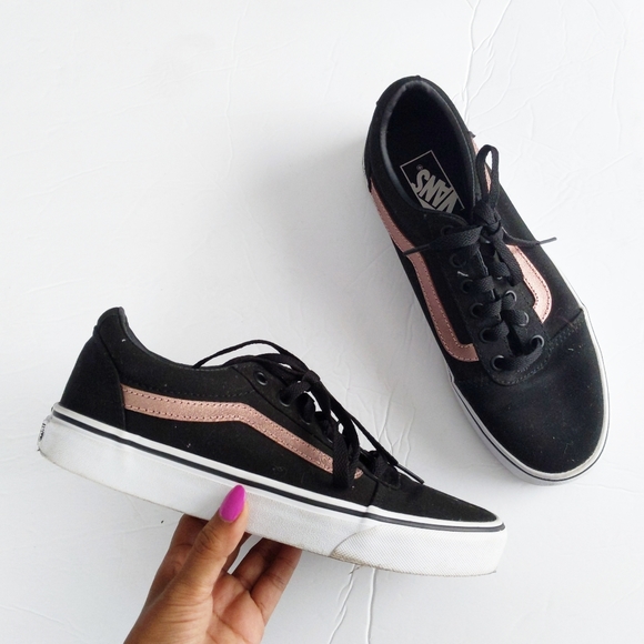 vans black rose gold